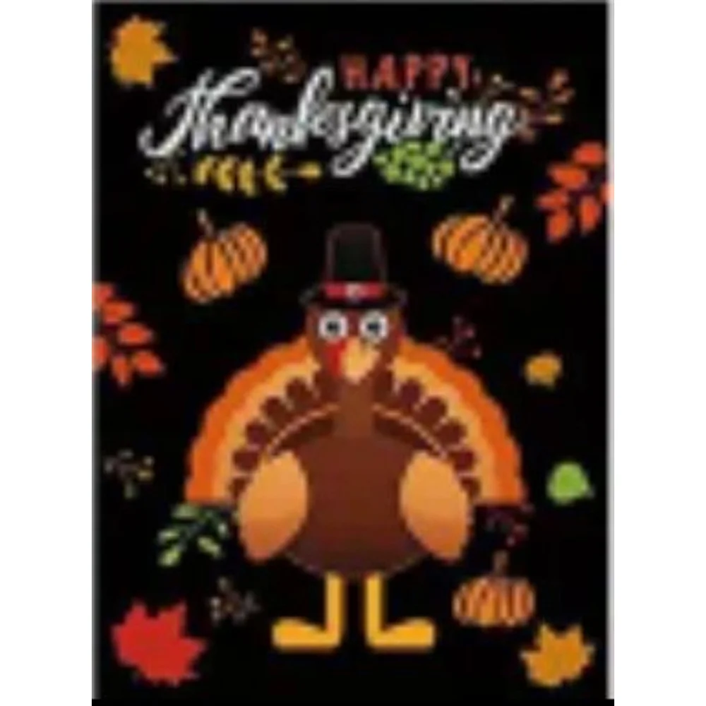 Thanksgiving Turkey Garden Flag